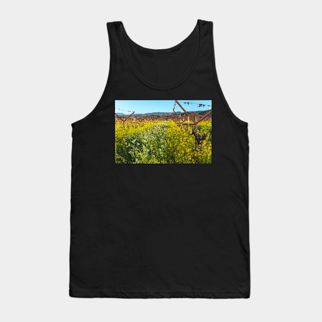 Spring at the Vineyard Tank Top by jvnimages